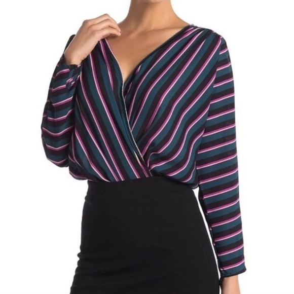 ASTR long sleeve striped bodysuit‎ - Picture 1 of 6